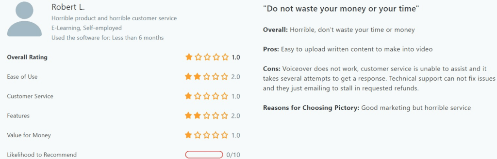 pictory reviews 